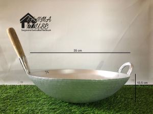 Wajan Nasgor Uk 35 cm Alumunium Garut Bayar Ditempat Kuali Nasi Goreng