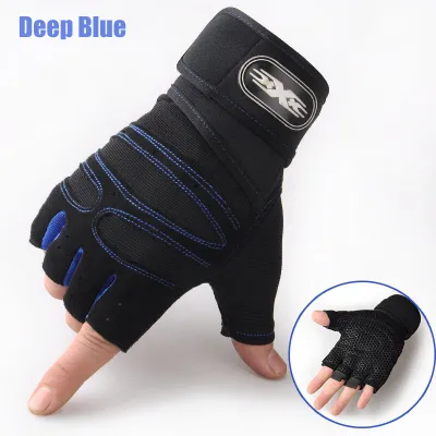 Gym Gloves Sports Exercise Sarung Tangan Weight Lifting Training Outdoor Motorcycle Cycling Glove 万能运动手套