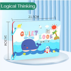 ORIGINAL Quiet Book Busy Book for kids and Preschool learning Education Animal Number Shape for Toddlers