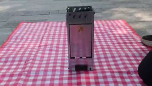 Portable Foldable Rocket Wood Stove Multi Functional Outdoor Cooker for Camping Picnic