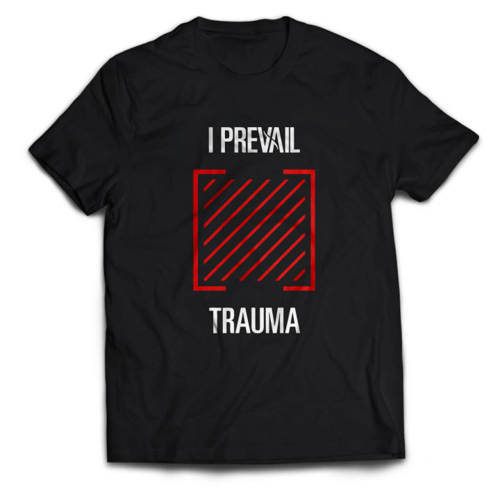 Baju Kaos Pria Band Musik I PREVAIL TRAUMA Dewasa Unisex Kaos Pandemik