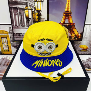 Nón Bo Dành Cho Trẻ Em Thêu Hình MINION Cho Bé Từ 5 Tuổi -12 Tuổi .