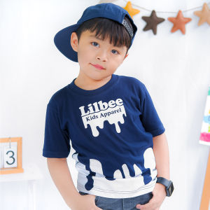 Kaos Anak Laki Laki Stylish Navy Motif Fullprint KL 009