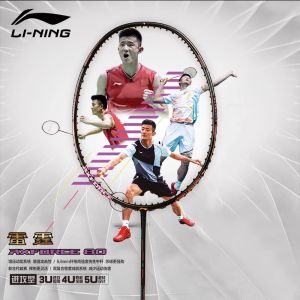 Li Ning Official Store 100% Original Axforce 80 3U/4U/5U Badminton Racket Racquet With Linings Original Racket Bag Offensive for Professional and High-level Players AYPT271-4