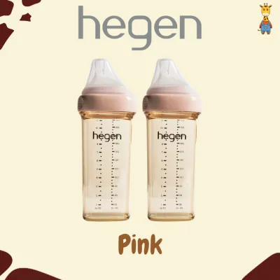 Hegen Pcto 330ml/11oz Feeding Bottle PPSU 2 Pack - Botol Susu Bayi