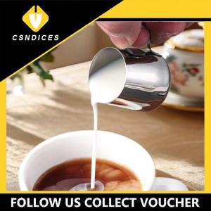 [Csndices] 304 Stainless Steel Mini Milk Jugs Pointed Flower Jar Durable Small Milk Jigger Coffee Tool Cup Pitcher Milk Coffee Frothing Jug