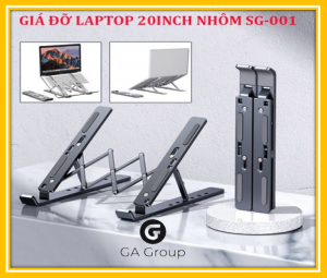 GIÁ ĐỠ LAPTOP 20INCH NHÔM SG001