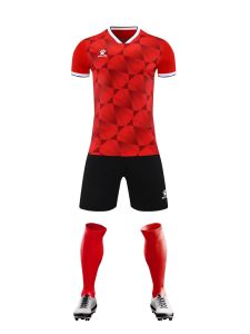 AEKELME/ Kamei Football Uniform Set for Students Competition Training Short-Sleeve and Children Team Uniforms Printed Jerseys Group Purchase