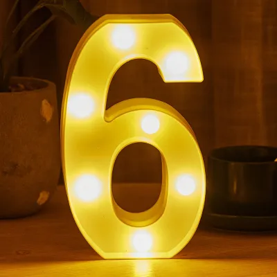 【Local Fast Delivery】21cm Big Size Letter lamp Christmas Big 3D Letter Led Night Light Sign Alphabet DIY Lamp Decor Lamp