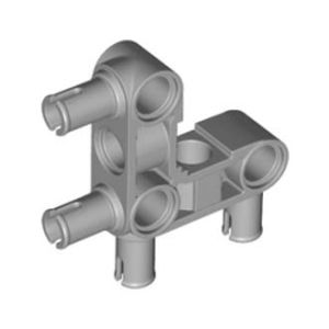Genuine Brick Parts - Cross Block Beam Bent 90 Degrees with 4 Pins [55615 | New Part]