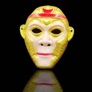 L67 Halloween lights with Ultraman mask card aisle stall monkey Spider-Man Hulk show face Luminous Supplies L