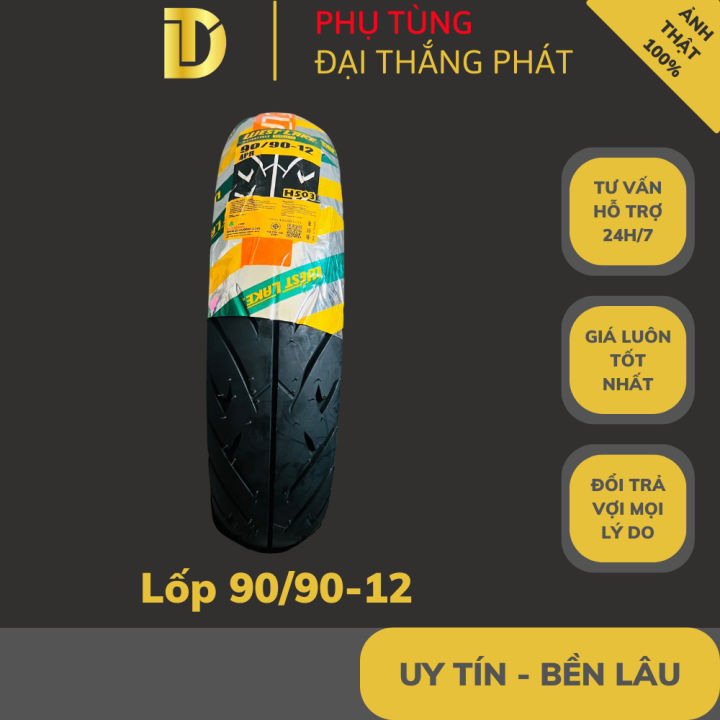Vỏ lốp trước xe Lead 90/90-12 H503 chính hãng West Lake Thái Lan (Lốp không săm)