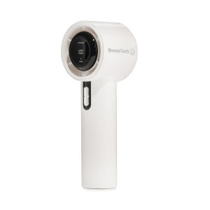 BreezeTech® Legacy 5000mAh Portable Handheld Fan | Digital Display | 0-100 Wind Speeds | Ultra Sleek | USB Rechargeable