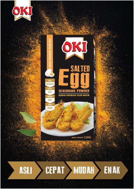 Oki Powder OKI Salted Egg/ Nachos Cheese/ Kimchi Seasoning Powder (Serbuk Perencah ...
