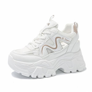 Free Shipping WomenS Low-Heeled Sandals With Inner Height-Increasing Insole 2026 Summer Collection Breathable And Hollowed-Out Design Thick-Soled Casual Shoes