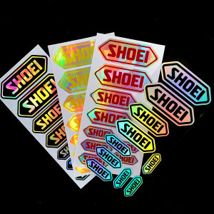SHSHOEI Motorcycle Stickers Helmet Fairing Decal Reflective Waterproof Decorative For HONDA YAMAHA Vespa  Kawasaki KTM