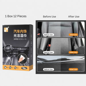 Tisu Lembap Pembersih Kereta Penjagaan Kulit Kilat Dashboard Lap Wax Berkilau Pembersihan Dalaman Mudah Alih Car Interior Cleaning Wipes Leather Care Polish Dashboard Wax Shine Detailing Essential Portable 汽车内饰清洁镀膜湿巾擦皮革护理增亮车载好物打蜡专用湿纸巾神器 H172E
