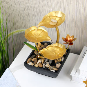 Tabletop Fountain Ornaments Home Gardening Decoration Rockery Water Fountain Crafts Gifts Desktop Decorations
