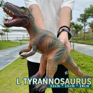 FENAFE【♥️BEST♥️】Mainan dinosaurus karet / Mainan dinosaurus besar / Mainan dino saurus karet Mainan Dinosaurus Model Toy Big Size Tyrannosaurus Rex Soft Puppets Velociraptor Jurassic Worlds Park Shark Dinosaur Toys for Kids