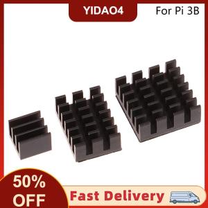 【YIDAO4】 1 bộ tinh khiết đồng làm mát tản nhiệt nhôm tản nhiệt mát tản nhiệt làm mát Kit cho Cam Pi Zero 3 3B