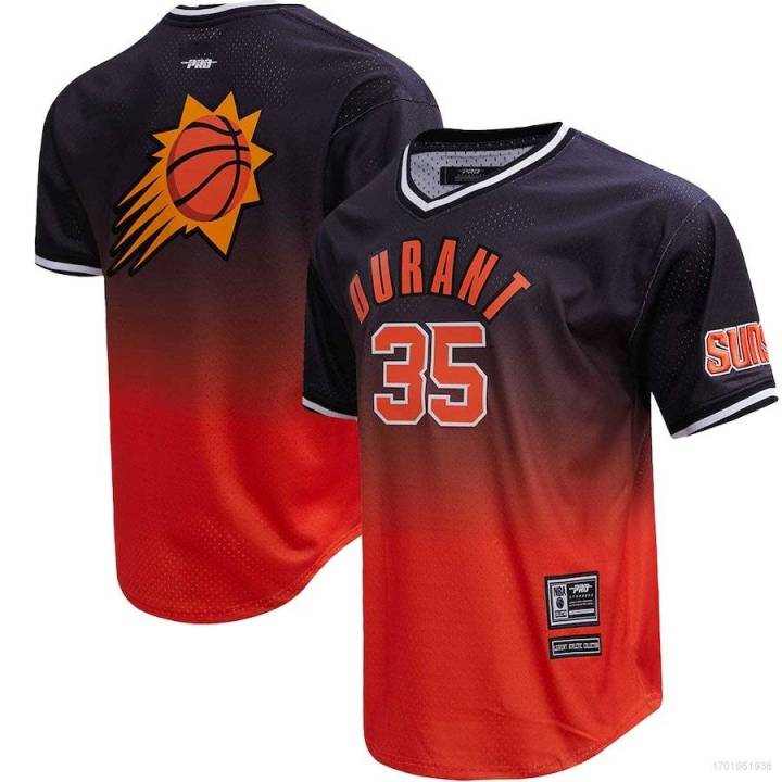 FZ 2023-2024 NBA Phoenix Suns Jersey Kevin Durant Post Tshirt Fans ...