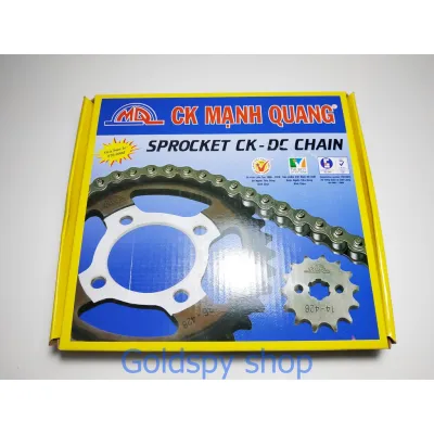 Bộ nhông xích xe máy Mạnh Quang Su Axelo côn tay 15 - 37T