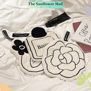 Sunflower Bathroom Double-thickness Hand Towel Home Convenient Hanging Quick-drying Absorbent Hand Towel Kitchen Handkerchief