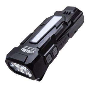 5210BIYU USB Rechargeable EDC Flashlight Warning Light Flowing Side Light UV Flashlight ic Base RGB Flashlight Everyday Carry