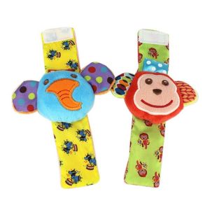 JACIRCLE Baby Wrist Rattle Sensory Toy Infant Hand Rattle Soft Cloth Adjustable Newborn Gift Matibay Sulit