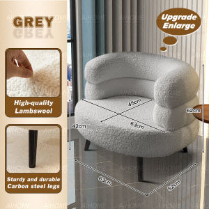 Dressing Chair Lamb Velvet Chair Ins Style Nordic Chair Bedroom Makeup Chair Kerusi Ruang Tamu 化妆椅