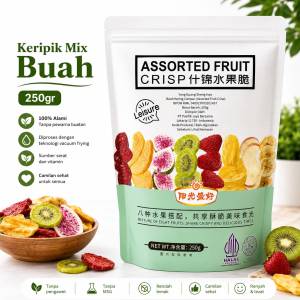 SNACK SAYURAN 250 GR CRISPY BUAH KERING CEMILAN SEHAT 12 MACAM