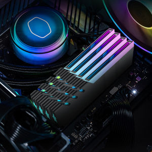 [Vktech] High-Performance Aluminum RAM Cooler Radiator for DDR4 DDR5 with 5V 3PIN ARGB Lighting Effect