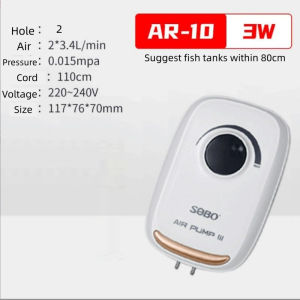 Aquarium Air Pump Fish Tank Oxygen Pump Quiet Aerator Home Aquaculture Energy Saving