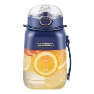 KAWU Juice Bucket Portable Sports Straw Juice Cup Rechargeable Wireless Juicer Ton Ton Bucket Fresh Squeeze Crushable Ice