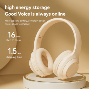 Premium Foldable Bluetooth Gaming Headset with Volume Control and Mic - 40mm Dynamic Driver Long Playtime New