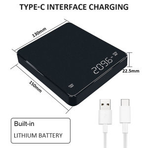 [SG] Coffee Scale Rechargeable Kitchen Scale Portable  Precision Electronic Scales Food Weighting 電子秤 3KG/0.1g