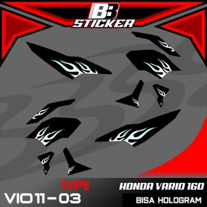 STICKER PREMIUM Stiker Vario 160 Bisa Hologram Striping Vario 160 2022 2023 Vio 11