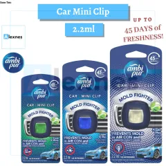 Ambi Pur Car Mini Clip 2.2ml / Pewangi Kereta / Car Air Freshener 2 in 1