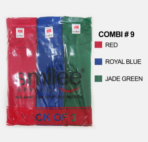 Smilee Apparel - PACK OF 3 SHIRTS (Basic Jersey Round Neck)