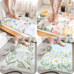 New and simple Thicken Anti slip PVC Bathroom Mat Carpet Eco-Friendly Suction Anti Slip Floor Mats Shower Mat Sucker Bath Rug