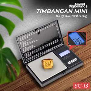 BERGARANSI Taffware Digipounds Timbangan Emas gram Akurat Mini Digital Multifungsi 0.01g SC 13 VSW0083
