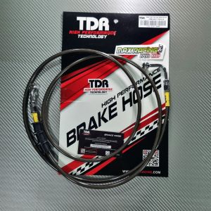 Selang Rem Brake Hose TDR Nmax Non ABS Titanium Silver Black Carbon