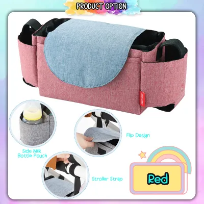 [iRojak] Baby Stroller Bag Hanging Bag Stroller Accessories Stroller Organizer 婴儿车挂包 Beg Stroller Baby - BAG06