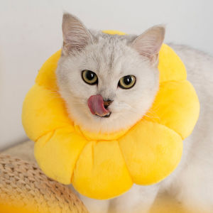 ปลอกคอกันเลีย คอลล่ากันเลีย คอลล่าแมว คอลล่าสุนัข ปลอกคอสัตว์เลี้ยง ป้องกันการเลียแผลนุ่มนิ่ม หรับแมวหลังการผ่าตัด