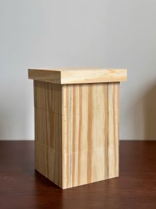 Thùng nuôi ong dú hộp nuôi ong dú 3 tầng gỗ thông Mỹ 16-16-29 cm mỗi tầng 16-16-8 cm