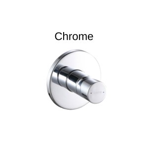 Rubine Bologna BO 3168 CH Concealed Shower Mixer Tap (Rose Gold/Chrome/Black)