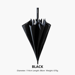 Parachase Large Long Handle Rain Umbrella Big Size Men Business Windproof