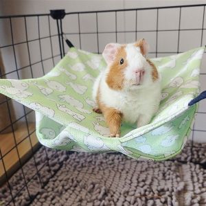 ER52858 Comfortable Pet Hammock Summer Cooling Breathable Hamster Hanging Beds Practical Easy To Clean Squirrel Sleeping Bag For Small Animal Chinchillas