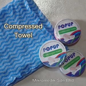 10Pcs Travel Portable Compressed Pop-up Towel