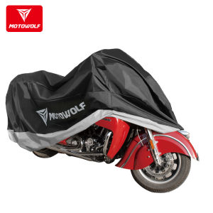Bạt phủ xe máy MOTOWOLF chính hãng - Áo Trùm Xe Máy Vải Dù Oxford Chống Nước Chống Bụi Và Tia UV